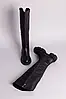 Жіночі демісезонні Ботфорти ShoesBand Чорні натуральні шкіряні на вузьку ногу всередині байка 36 (23,5 см) (Ѕ67691д), фото 10