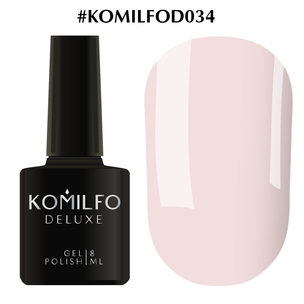 Гель-лак Комільфо Komilfo Deluxe Series №D034, 8 млEStyle