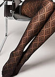 Calzedonia Жіночі колготи з візерунком С/М 4832 чорні, фото 2