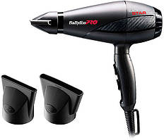 Фен чорний Babyliss Pro Black Star ionic 2200W
