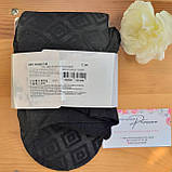 Calzedonia Жіночі колготи з візерунком С/М 4832 чорні, фото 4