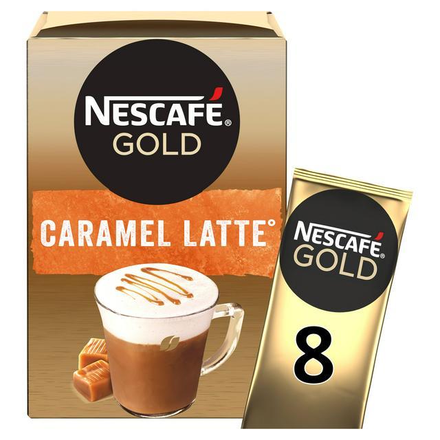 Розчинна Кава Nescafe Gold Caramel Latte Instant Coffee 8 x 17g