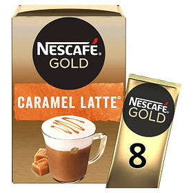 Розчинна Кава Nescafe Gold Caramel Latte Instant Coffee 8 x 17g