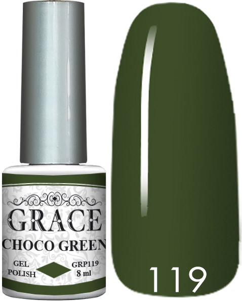 Гель-лак Грейс GRACE GRP119 Choco Green 8ml