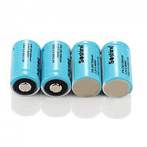 Аккумулятор 15266/CR2 LiFePO4 Soshine CR2-3.2-300 Button 300mAh, 0.2A, 3.6/3.2/2.0V, фото 5
