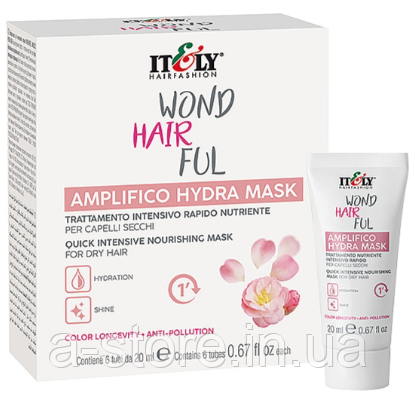 Експрес-маска для інтенсивного живлення волосся Itely Hairfashion WondHairFul Amplifico Hydra Mask