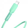 Кабель зарядный Baseus Silica USB - Lightning 2A 1м Green (CALGJ-06), фото 2