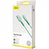 Кабель зарядный Baseus Silica USB - Lightning 2A 1м Green (CALGJ-06), фото 4