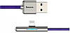 Кабель зарядний Baseus Iridescent Lamp Mobile Game Cable USB — Lightning 1.5A 2 м Purple (CAL7C-B05), фото 5