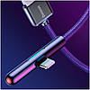 Кабель зарядний Baseus Iridescent Lamp Mobile Game Cable USB — Lightning 1.5A 2 м Purple (CAL7C-B05), фото 8