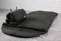 Спальный мешок зимний тактический армейский, военный спальник флис -20°C в чехле