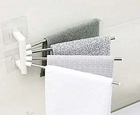 Настінний рушникосушка для ванної 4-Bar Towel Rack/ вішалка для рушників