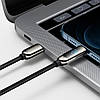 Кабель зарядний Baseus Display Fast Charging Type-C to Lightning 20 W 2 м Black (CATLSK-A01), фото 5