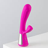 Інтерактивний вібратор-кролик Ohmibod Fuse for Kiiroo Pink SO2908, фото 5