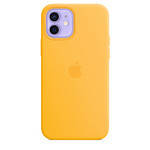 Чохол Apple оригінальний Silicone Case with MagSafe для Apple iPhone 12/12 Pro(Sunflower)жовтий