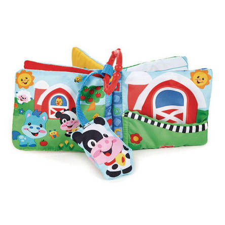М'яка підвіска книжка Fisher Price День на фермі , фото 1