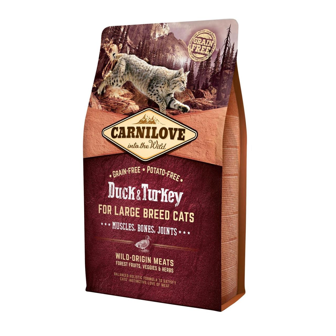Carnilove Cat Duck & Turkey Large Breed-2кг