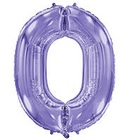 Шарик Цифра "0" (100 см), Испания, цвет - сиреневый