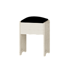 Пуф в спальню Ліберті Еверест Дуб Крафт Білий