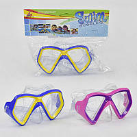 Маска для плавания 66062 (192) 2 цвета, в кульке