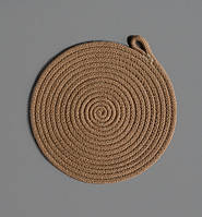 Шнур плетёный 5 мм с сердечником Карамель