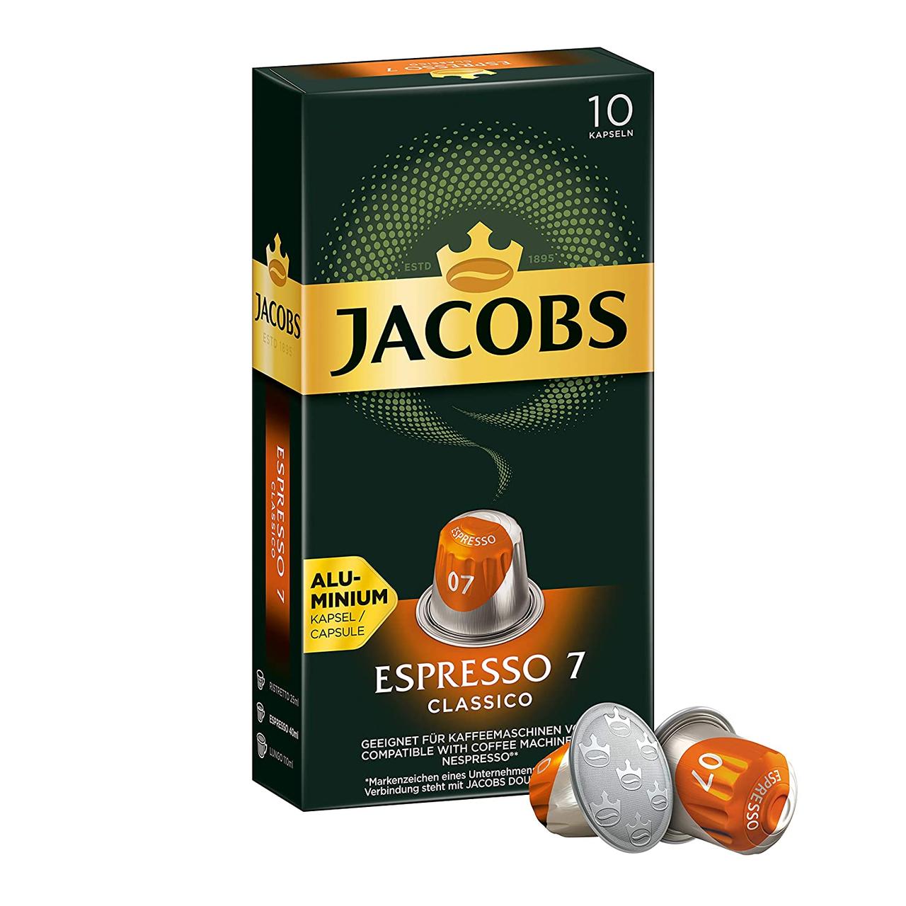 Кава в капсулах Nespresso Jacobs Espresso 7 Classico