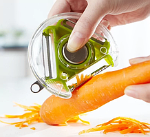 Овочерізка Універсальна Тристороння для Нарізання Соломкою Rotary Multifunctional Peeler