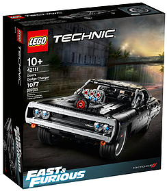 Конструктор LEGO Technic Dodge Charger Домініка Торетто 1077 деталей (42111)