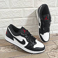 Кроссовки мужские Nike Jordan низкие черно-белые