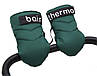 Рукавиці Bair Thermo Mittens jungle green зелений, фото 3