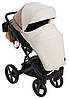 Коляска 2 в 1 Bair Kiwi ECO BK-55/24 світло-бежевий / карамель, фото 6