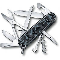 Нож Victorinox Huntsman Camo Blue (1.3713.942) - Вища Якість та Гарантія!