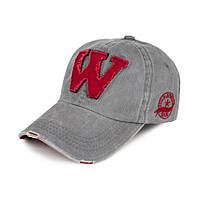 Бейсболка модна чоловіча сіра Wild