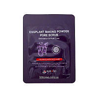 1, Пробники Скраб для лица EYENLIP Eggplant Baking Powder Pore Scrub Корейские