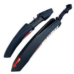 Крила велосипедні DNB-018 під колеса 24-26"