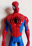 Фігурка "Людина Павук" глянсовий світлий костюм без бренда, фото 3