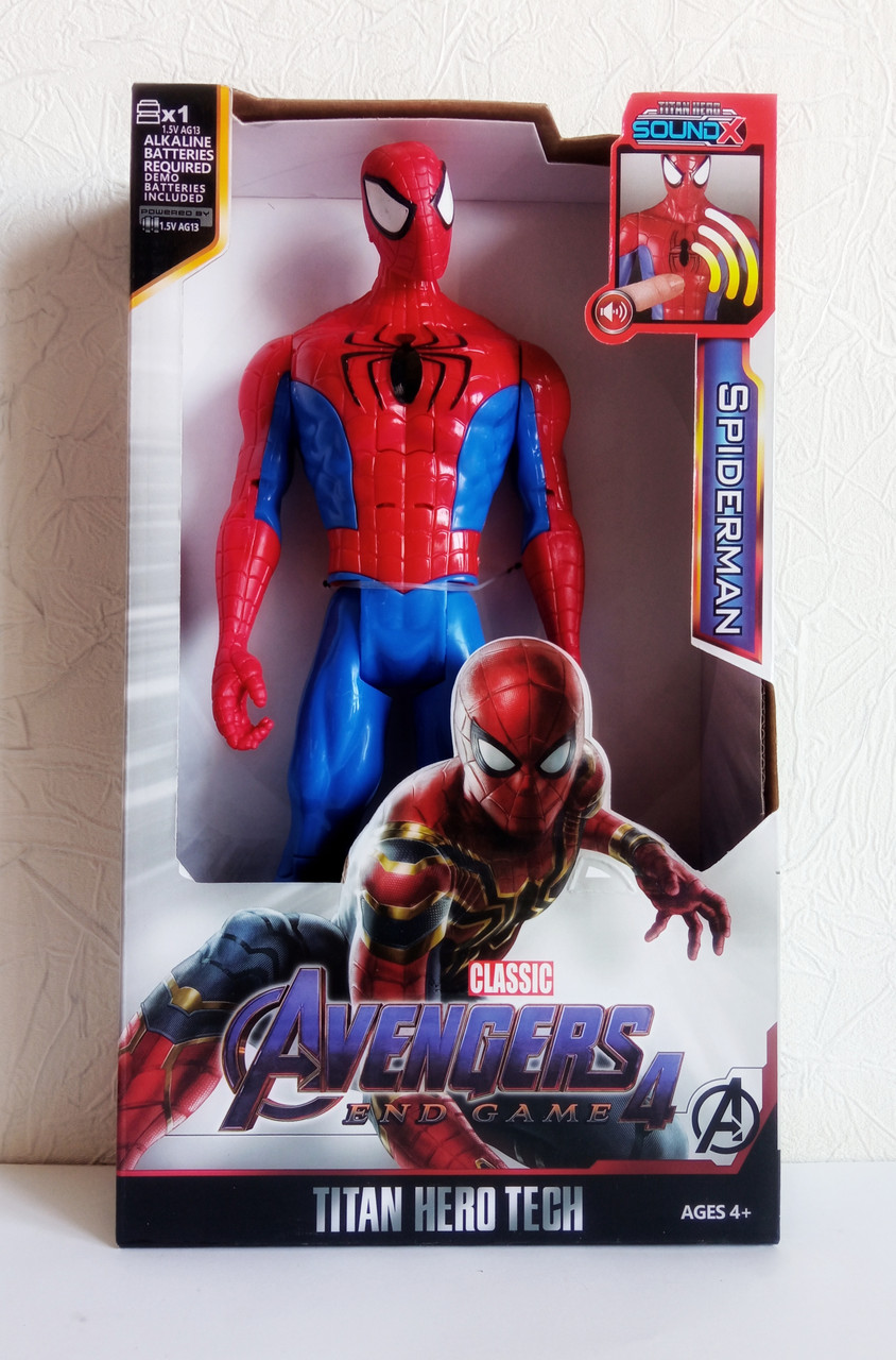 Фігурка "Людина Павук" глянсовий світлий костюм без бренда, фото 1