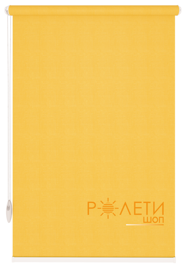 Ролета тканинна Е-Mini Каміла A616 Жовтий / 275 мм
