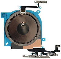 Шлейф iPhone 12 Pro Max з кнопкою вмикання з кнопками гучності перемикача віброрежиму та бездротового заряджання оригінал