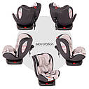 Автокрісло-ребордер Nebula Isofix 0-36 кг Beige, фото 3