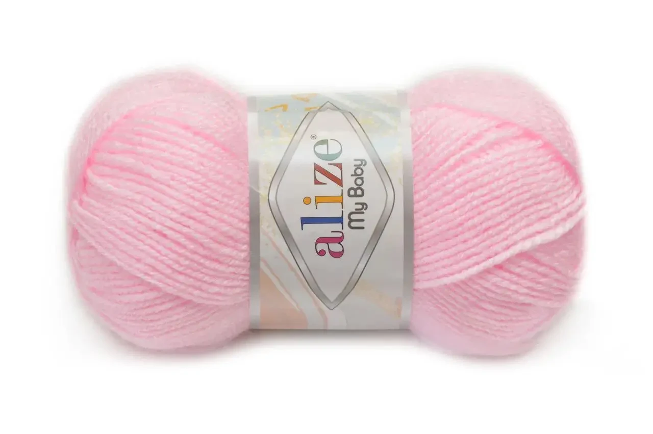 Пряжа акрилова дитяча Май бебі (My baby) 185 блідий бузок Alize (Алізе) 1CD51, фото 1