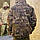 Армійська водонепроникна куртка анорак з капюшоном Brandit (Мультикам) M, фото 4