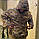 Армійська водонепроникна куртка анорак з капюшоном Brandit (Мультикам) M, фото 9