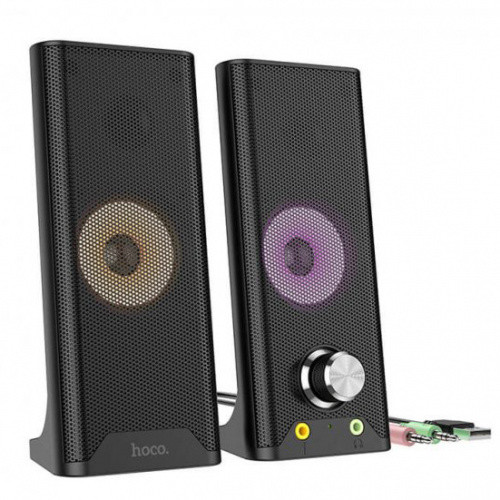 Колонки для комп'ютера Hoco DS32 Combined colorful speaker (Чорний)
