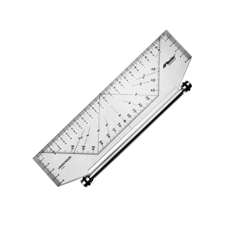 Купить Профессиональная роликовая линейка (Рейсшина) 25см, Leniar, цена ...