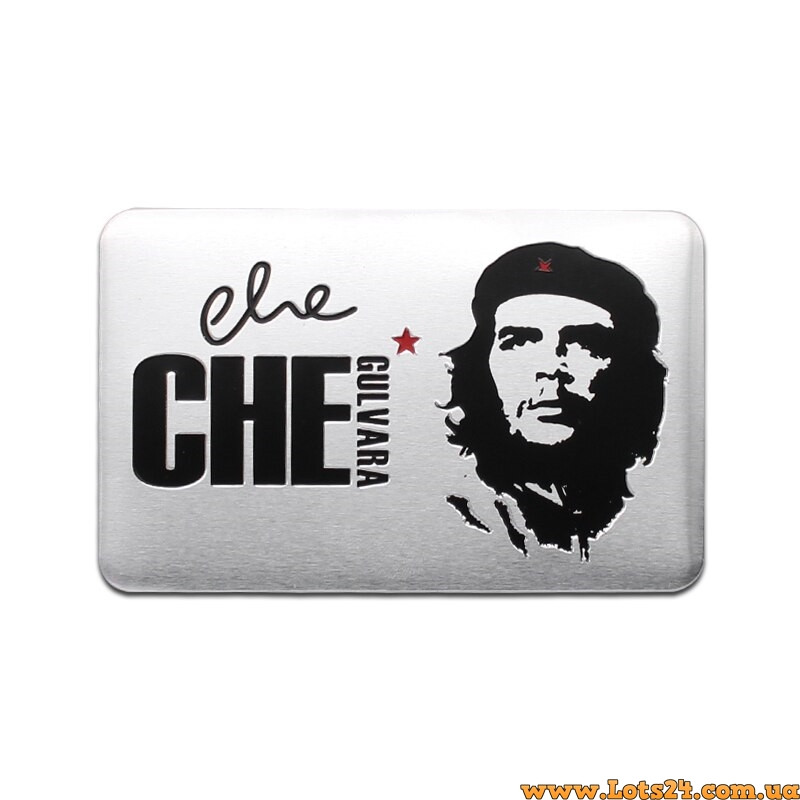 Автозначок Че Гевара 3D-наклейка che guevara на автомобіль машину кузов крило багажник