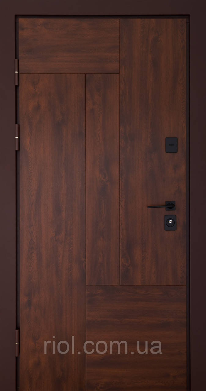 Преміальні вхідні двері з терморозривом Paradise Дуб Замки Mottura, фото 1