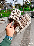 Капці дутики Чоловічі Marí капучино + беж 36 - 41, фото 9