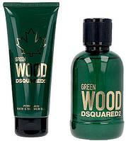 Набор Dsquared2 Green Wood Pour Homme для мужчин - set (edt 100 ml + s/g 150 ml)