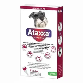 KRKA Ataxxa (Атакса) Spot On Краплі для собак від 10 до 25 кг